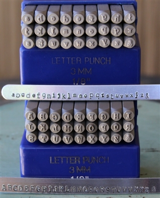 3mm Jenna Sue Font Lowercase Metal Stamp Letter Set - Supply Guy good Stamp - SGCH-JSL3MM